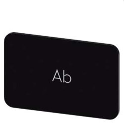 Siemens Bezeichnungsschild 17,5x27 Ab 3SU1900-0AD16-0AE0