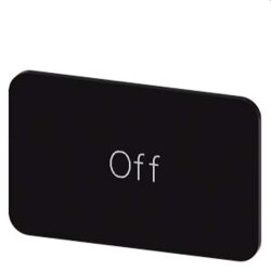 Siemens Bezeichnungsschild 17,5x27 Off 3SU1900-0AD16-0DK0