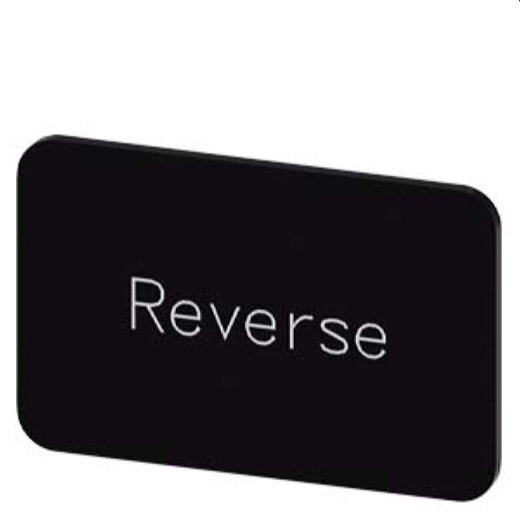 Siemens Bezeichnungsschild 17,5x27 Reverse 3SU1900-0AD16-0DP0