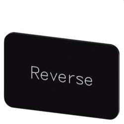 Siemens Bezeichnungsschild 17,5x27 Reverse...