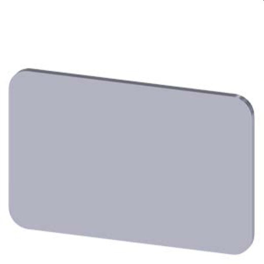 Siemens Bezeichnungsschild 17,5x27 silber 3SU1900-0AD81-0AA0