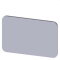 Siemens Bezeichnungsschild 17,5x27 silber 3SU1900-0AD81-0AA0