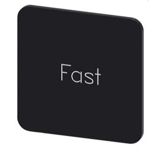 Siemens Bezeichnungsschild 22x22 Fast 3SU1900-0AF16-0EE0