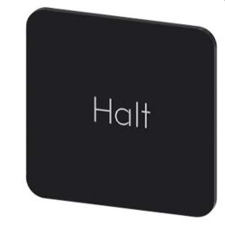 Siemens Bezeichnungsschild 22x22 Halt 3SU1900-0AF16-0AK0