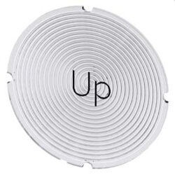 Siemens Einlegeschild rund milchig Symbol Up...