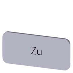 Siemens Bezeichnungsschild 12,5x27 Zu 3SU1900-0AC81-0AL0