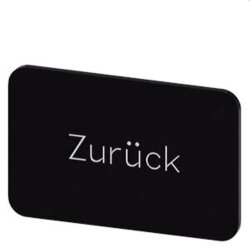 Siemens Bezeichnungsschild 17,5x27 Zurück...