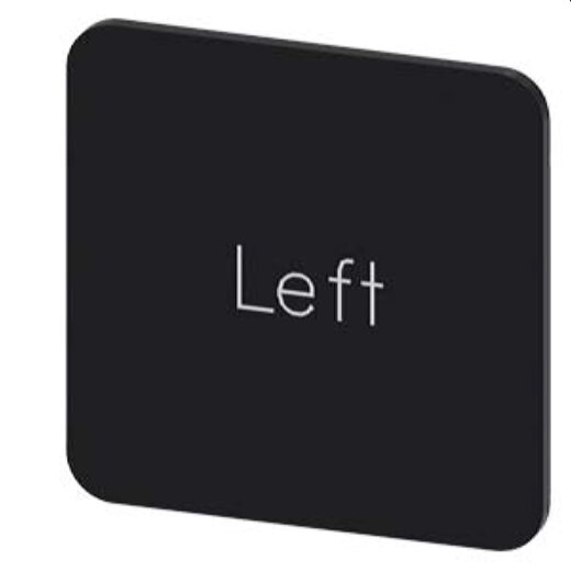 Siemens Bezeichnungsschild 22x22 Links 3SU1900-0AF16-0DR0