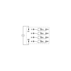 Phoenix Contact Einzelrelais REL-IR4/LDP- 12DC/4X21...
