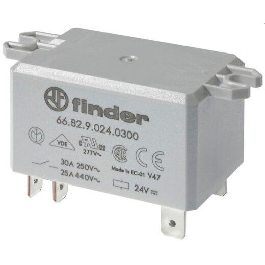 Finder Leistungsrelais 66.82.8.230.1300 Flachsteckanschluss 10 STK