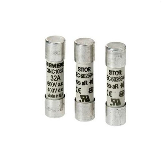 Siemens Zylindersicherungseinsatz 25A 660VAC 700VDC 3NC1425