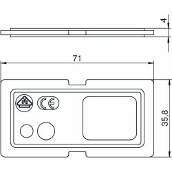 OBO Trennsteg GB2/3TW (30357A)