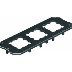 OBO Gb-Abdeckplatte GB3P2 (30326E) 3fach L: 208mm