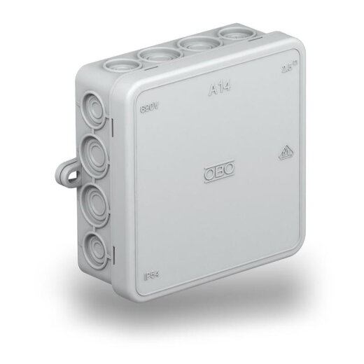 OBO Kabelabzweigkasten A 14  100x100x38 lichtgrau