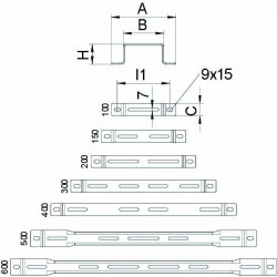 OBO Distanzbügel DBL 50 200VA4571