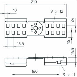 OBO Gelenkverbinder LGVG 60 FT für Kabelleiter