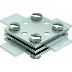 OBO Kreuzverbinder 256 DIN 30 V4A  30mm