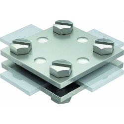 OBO Kreuzverbinder 256 A-DIN 30 V4A o. Zwischenplatte 30mm