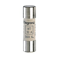 Legrand Zylindersicherungseinsatz 014310 GG 14x51/10A