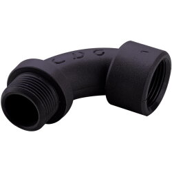 Legrand Bogen 386365 90° G1" schwarz