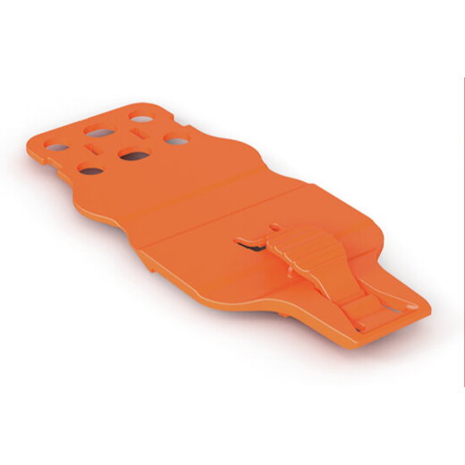 WAGO Mittenverriegelung mit Zugentlastung für Feder- und Stiftleisten 20,2 mm breit orange 832-542