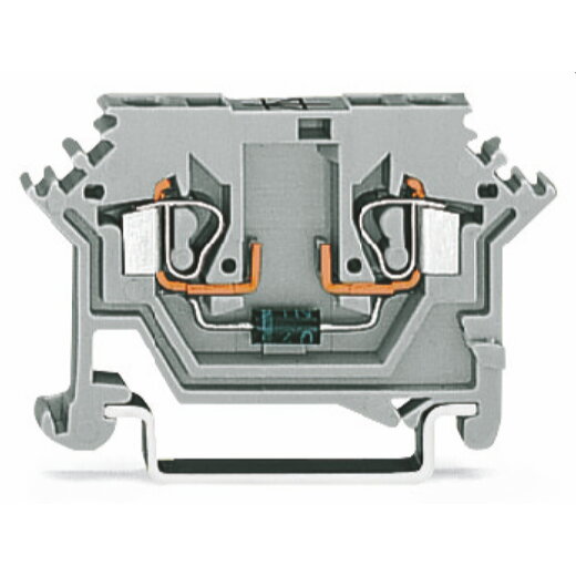 WAGO Bauelementklemme 2 Leiter mit Diode 1N4007 grau 280-613/281-411