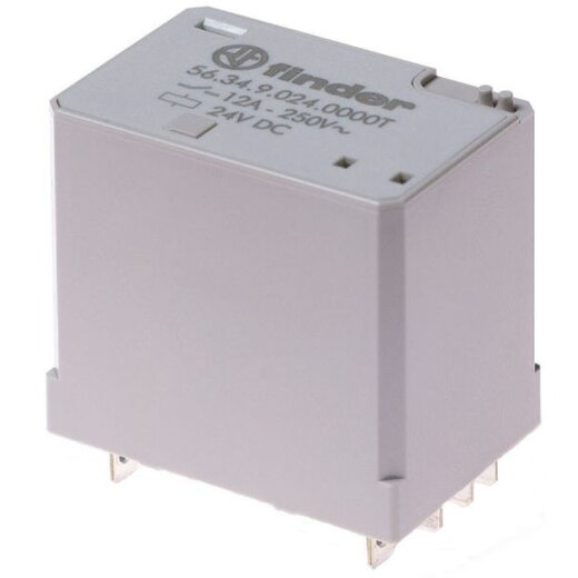 Finder Leistungs-Steckrelais/Bahn 56.34.9.024.0000T