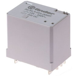 Finder Leistungs-Steckrelais/Bahn 56.34.9.024.0000T