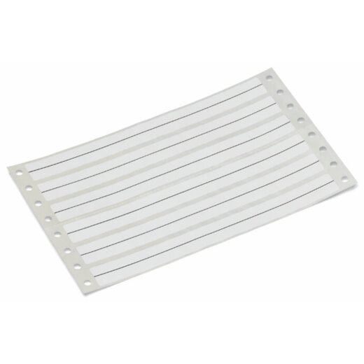 WAGO Beschriftungsstreifen 7mm unbedruckt weiss