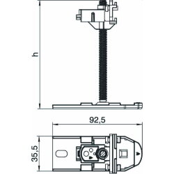 OBO Nivelliereinheit OKA-NEVE150 f. OKA-G/OKA-W