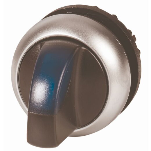 EATON Electric Leuchtwahltaster M22-WLKV-B blau 2 Stellugen rastend