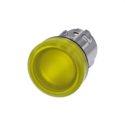 Siemens Leuchtmelder 22mm rund gelb Linse glatt...
