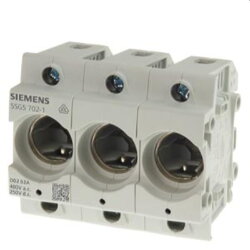 Siemens NEOZED-Sicherungssockel D02 3polig 63A 400V 250V...