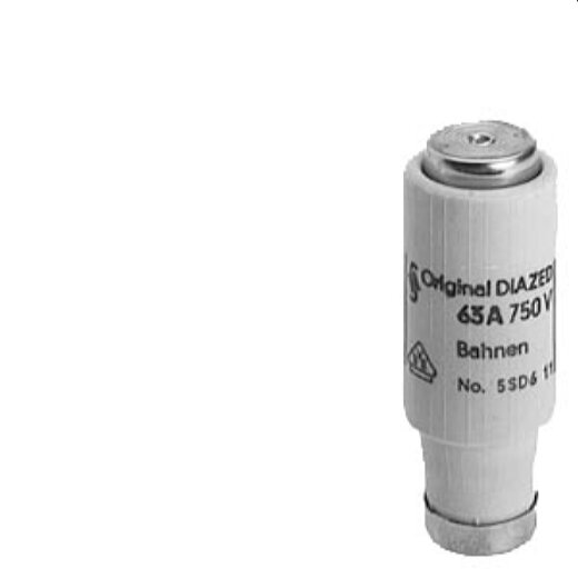 Siemens DIAZED-Sicherungseinsatz Gleichstrom-Bahnanlagenschutz 5SD611