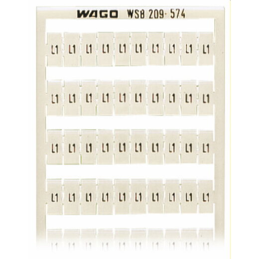 WAGO WSB Schnellbeschriftung 209-574 Aufdruck  L1 (100X)