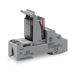 WAGO Stecksockel mit Industrierelais 858-314 24VDC 4W...
