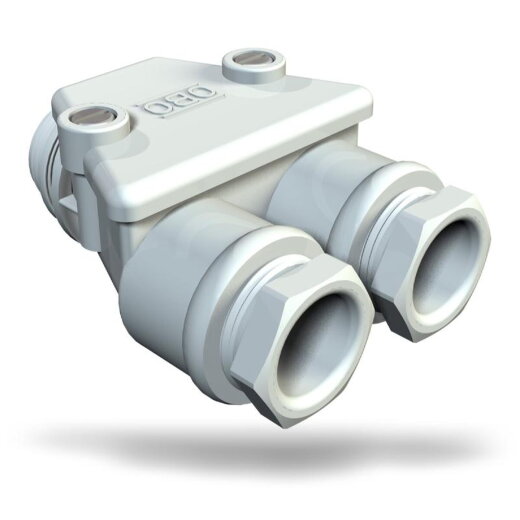 OBO Zwillingskabelverschraubung 113 PG13.5 LGR