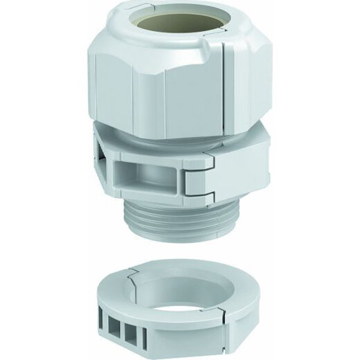 OBO Kabelverschraubung V-TEC TB25 14-18 teilbar mit Gegenmutter