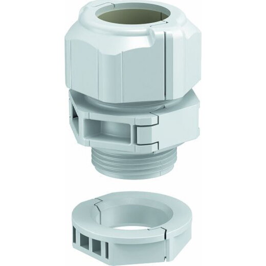 OBO Kabelverschraubung V-TEC TB25 17-20 teilbar mit Gegenmutter