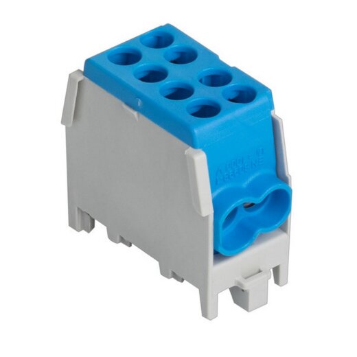 Pollmann Hauptleitungsabzweigklemme HLAK25-1/2M2bl blau anreihbar 1polig