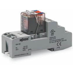 WAGO Relaismodul Eingangsnennspannung DC 110 V 4 Wechsler...