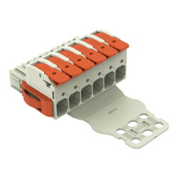 WAGO 1-Leiter-Federleiste Hebel Push-in CAGE CLAMP®...