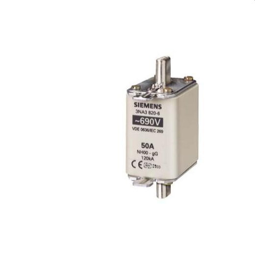 Siemens NH-Sicherungseinsatz mit Stirnkennmelder Gr.00 80A 3NA3824-6