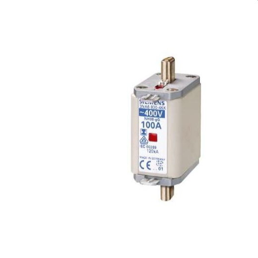 Siemens NH-Sicherungseinsatz mit isol. Griffl. Gr.00 100A 3NA6830-4KK