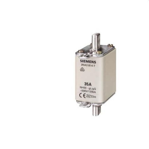 Siemens NH-Sicherungseinsatz mit Stirnkernmelder 35A 3NA3814-7
