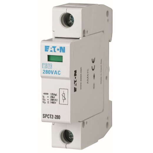 Eaton Electric Überspannungsableiter SPCT2-280/1 steckbar 1polig 280VAC 20kA