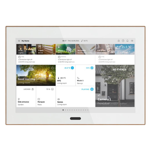 Busch-Jaeger Sensorfläche ST/U10.4.11-811 SmartTouch 10 ws/roseg.