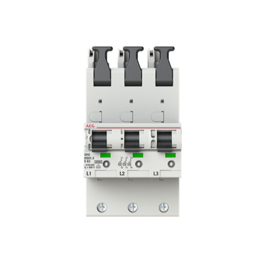 AEG Hauptleitungsschutzschalter HS91.3E63SAV SHU 25kA E63A 3x1pol.