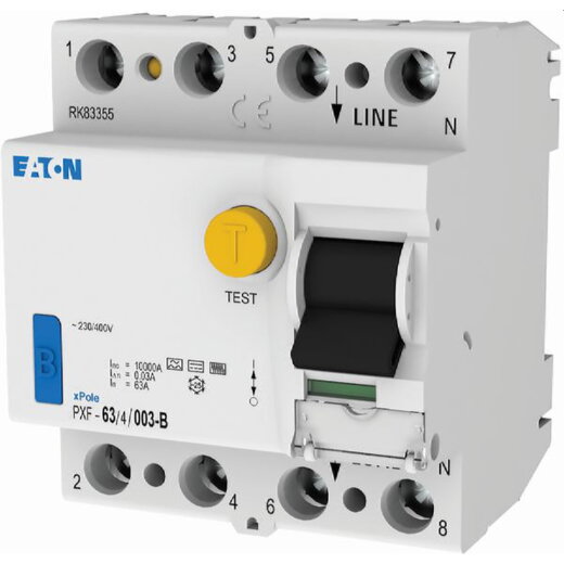 Eaton Electric FI-Schutzschalter, FI PXF-63/4/003-B allstromsensitiv