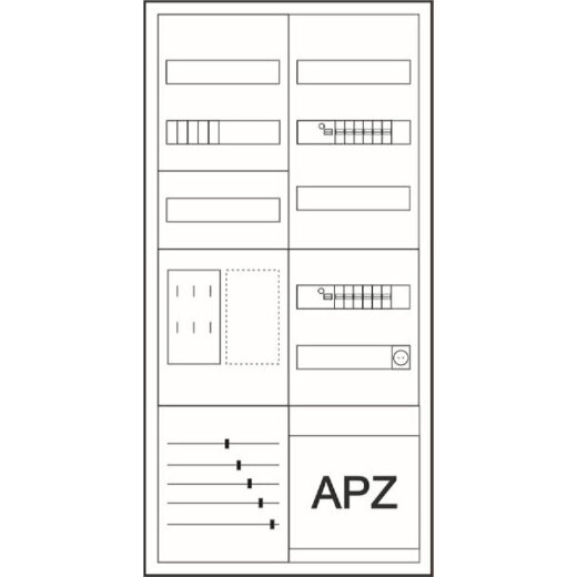 Eaton Electric Komplettschrank ZSD-ZV-1100-BKE-I/APZ/B